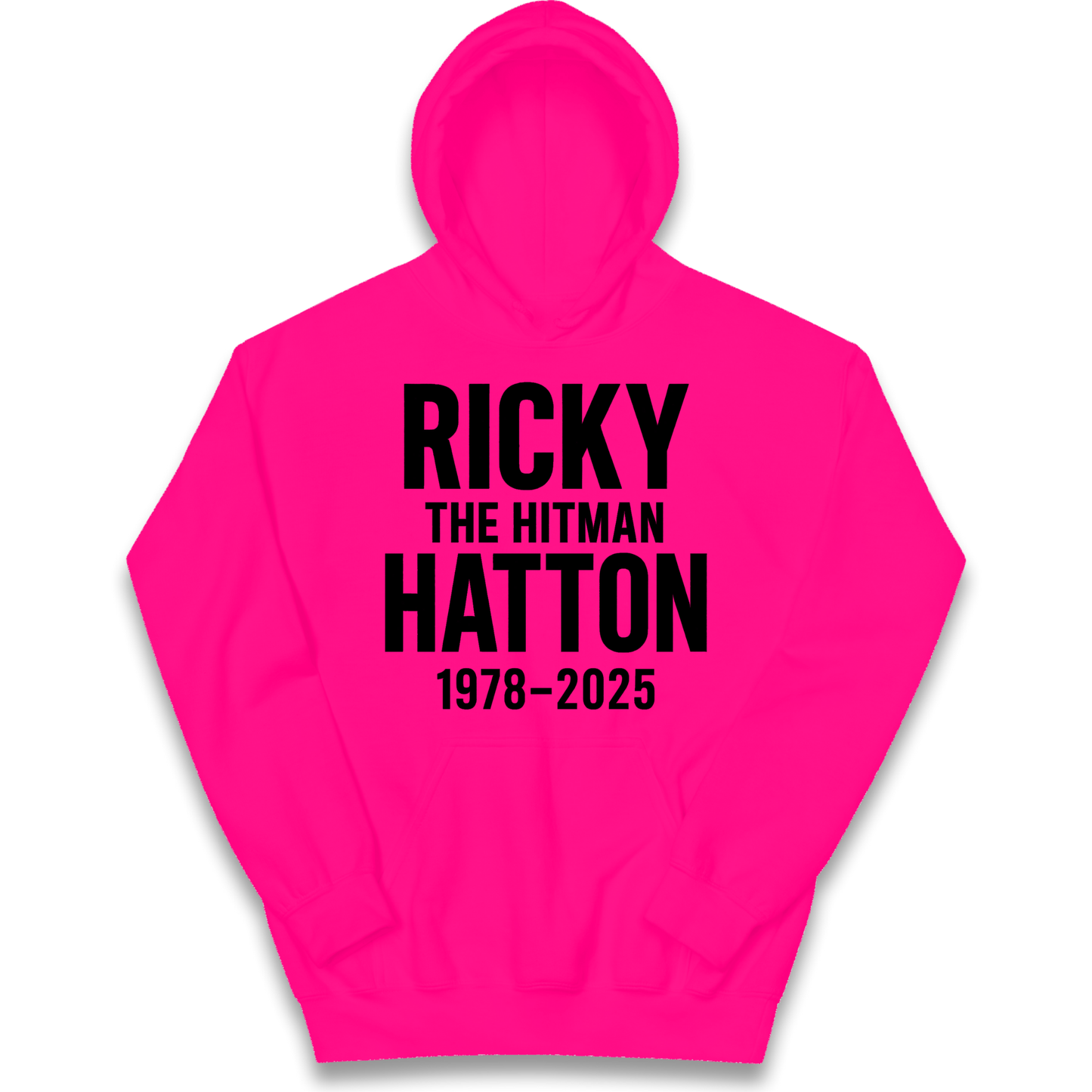 Ricky The Hitman Hatton 1978 2025 kids hoodie