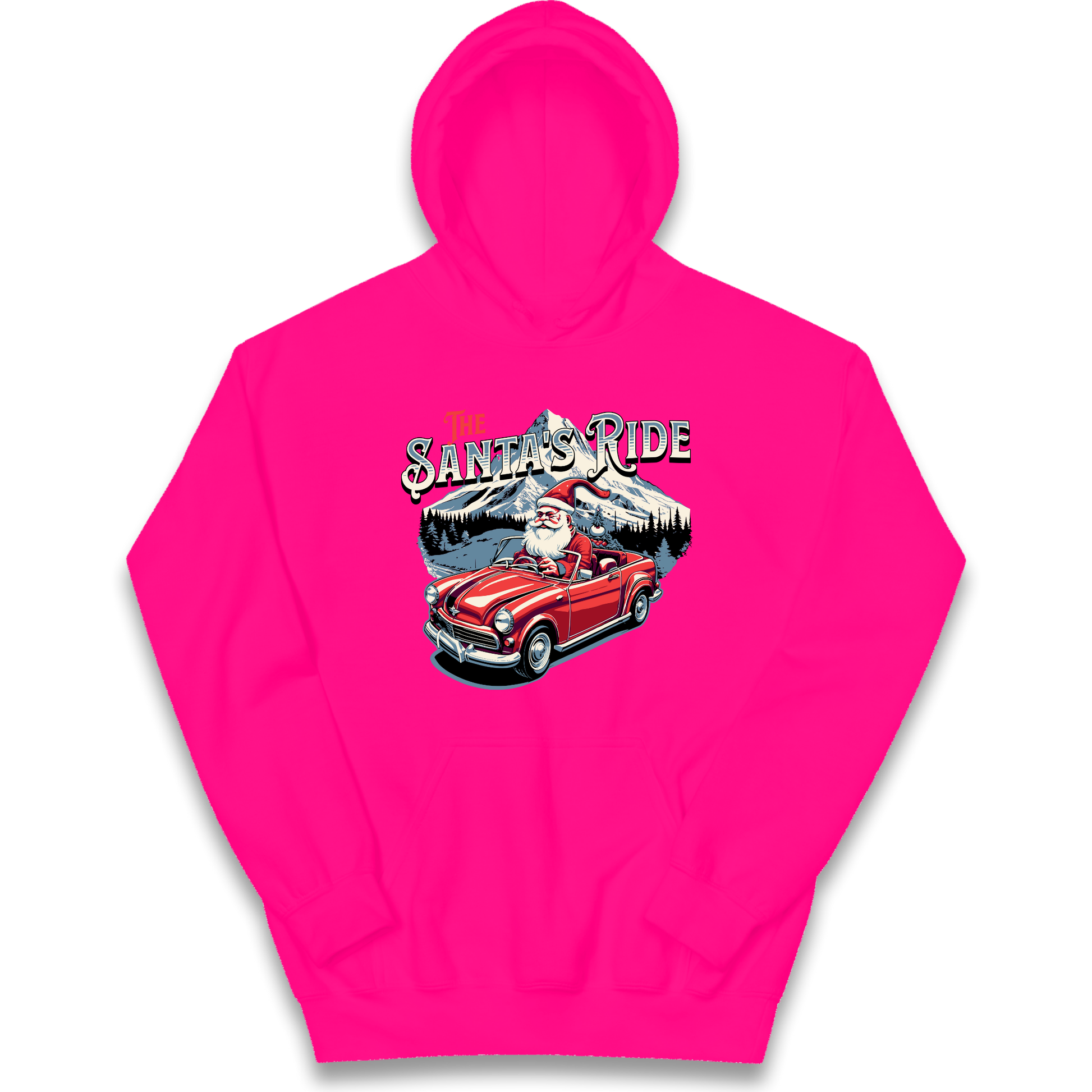 The Santas Ride Christmas kids hoodie