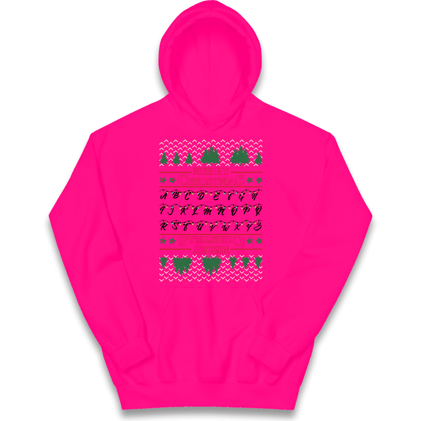 stranger things christmas jumper Kids Hoodie