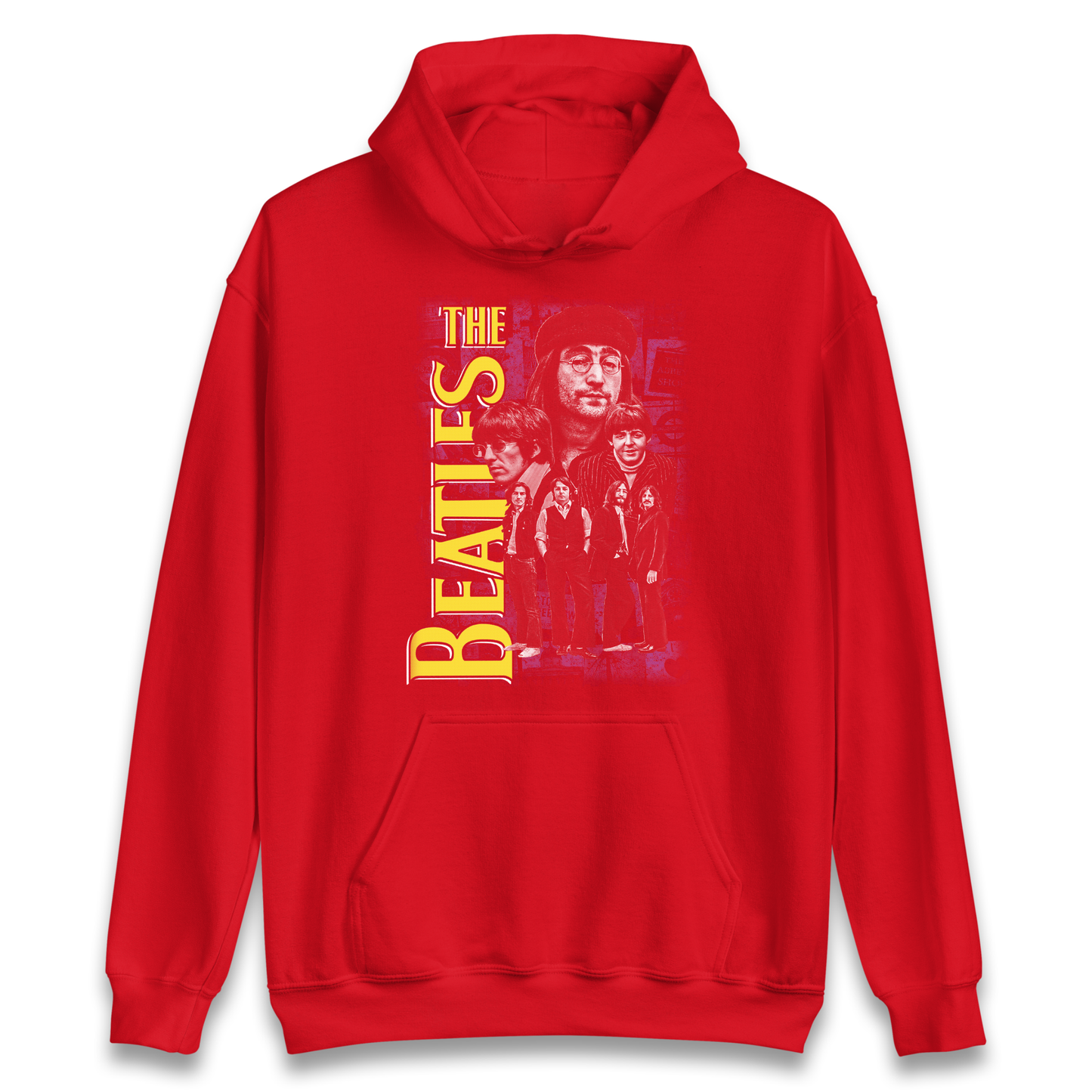 The Beatles Group Adult Hoodie
