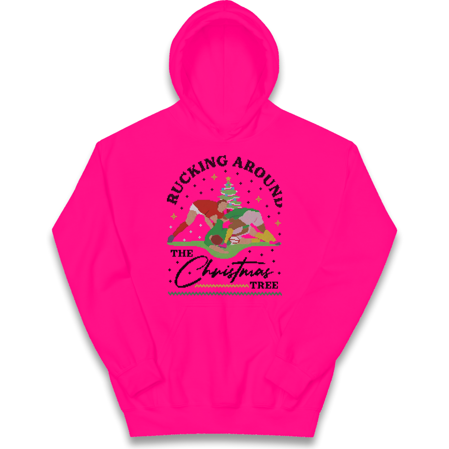 Rugby Christmas Kids Hoodie