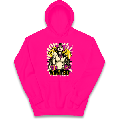 Wanted Ace Of Spades kids hoodie