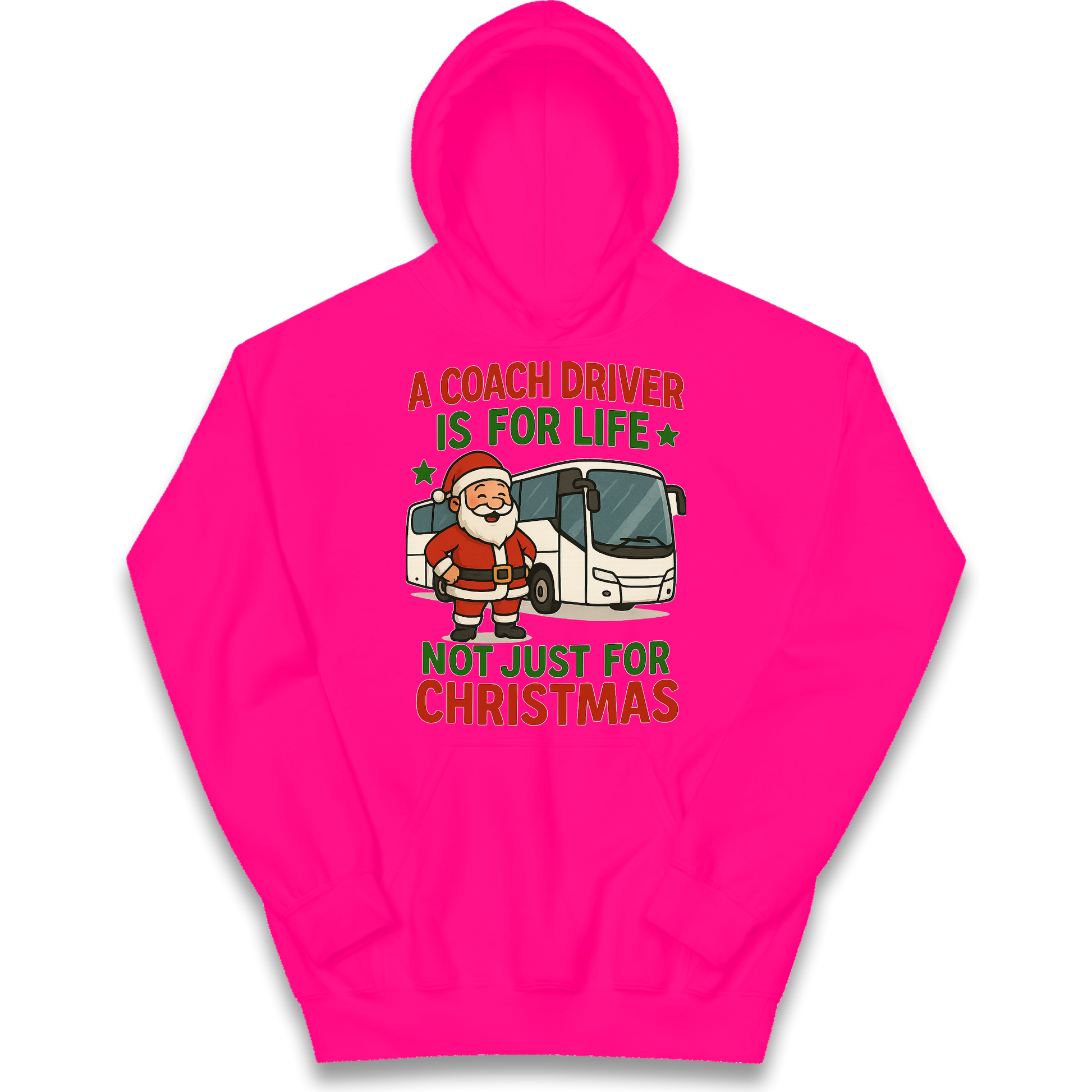 Coach Driver Christmas Kids Hoodie