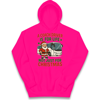 Coach Driver Christmas Kids Hoodie