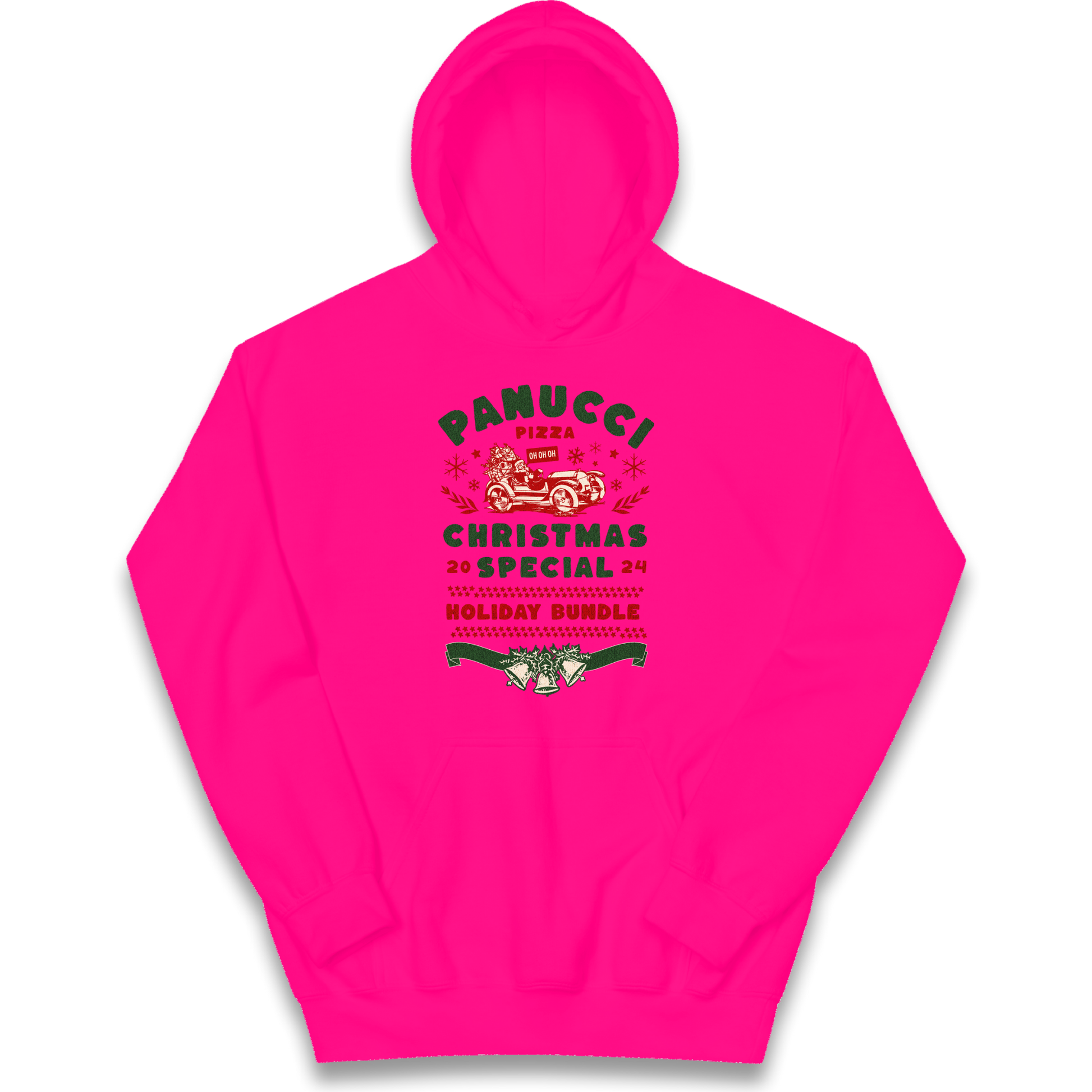 Panucci Pizza Christmas Special Christmas kids hoodie
