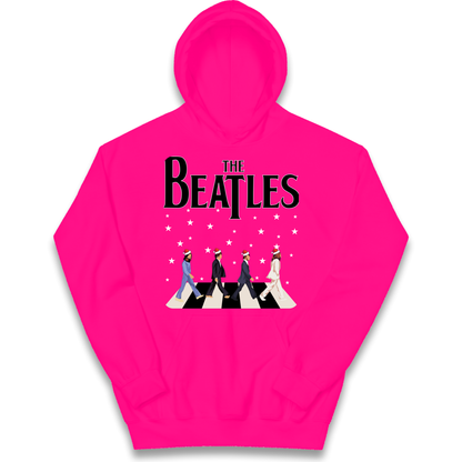 The Beatles Abbey Road Christmas kids hoodie
