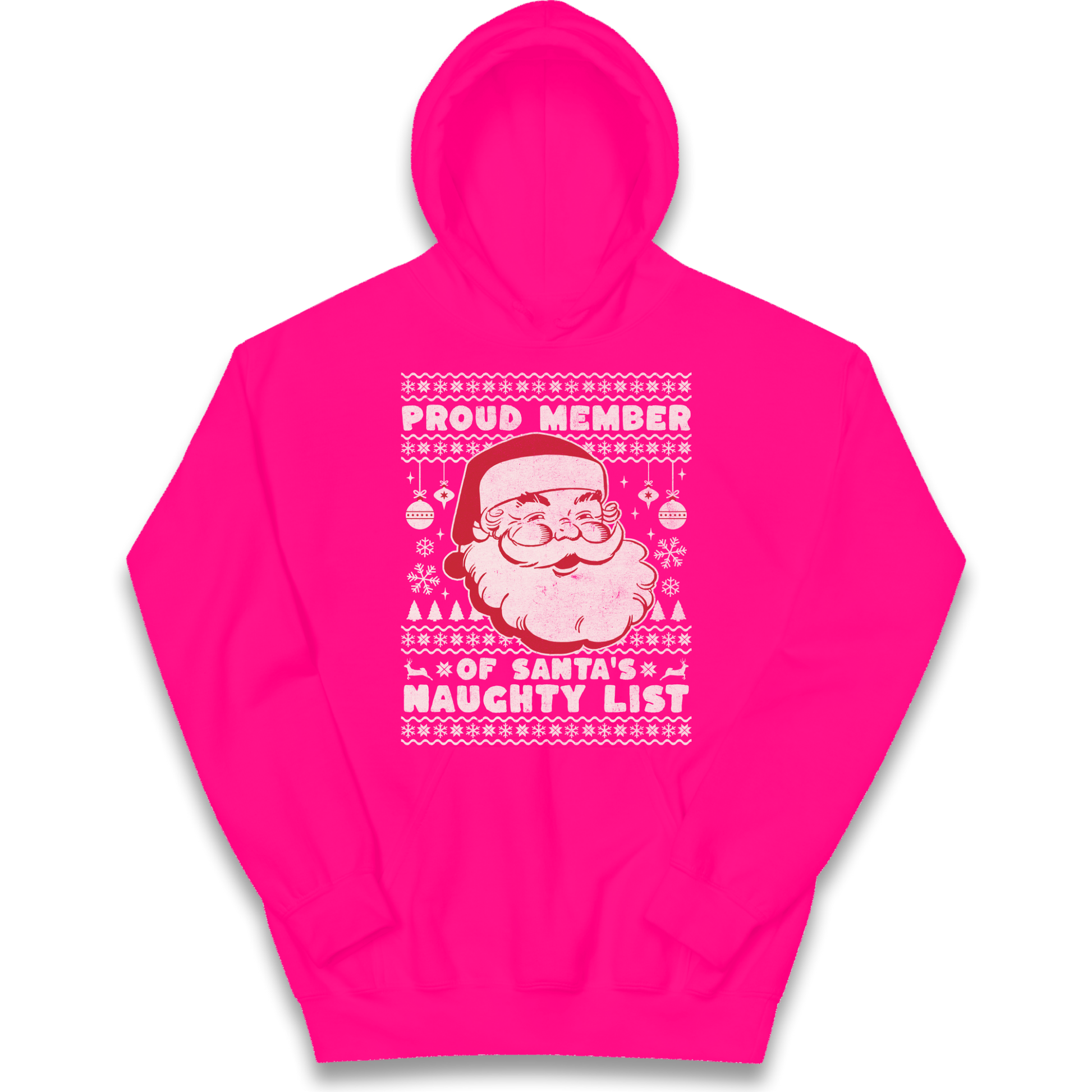 Proud Member Of Santas Naughty List Christmas kids hoodie
