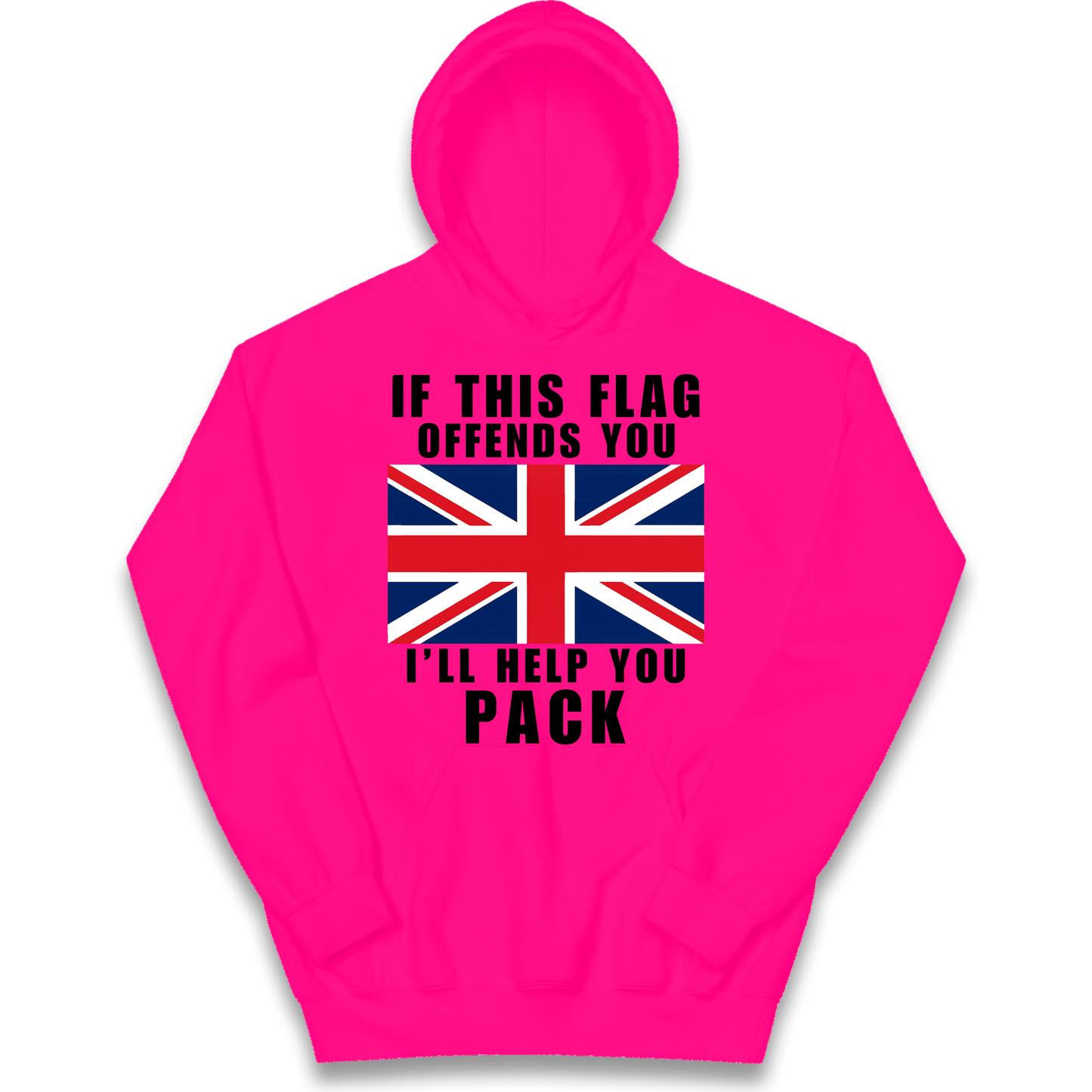 If This Flag Offends You I Will Help You Pack kids hoodie