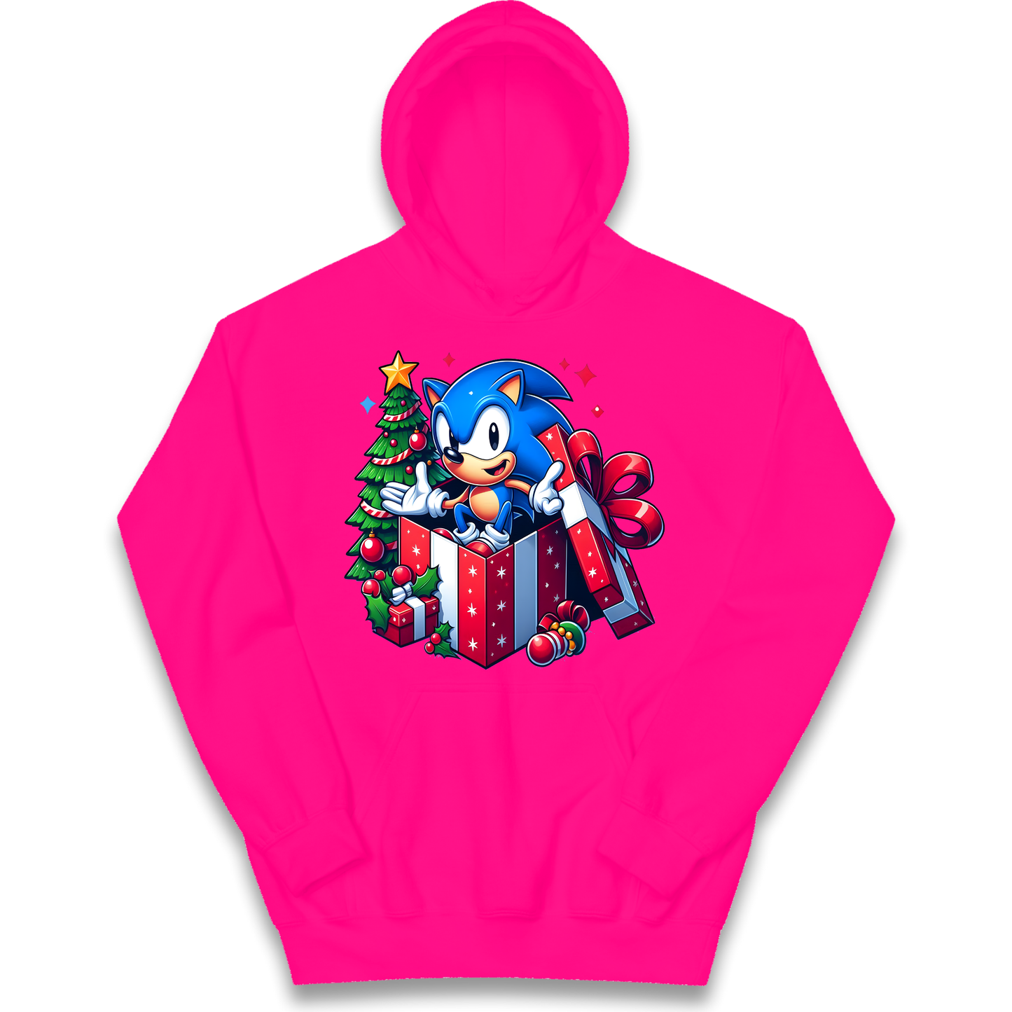 Sonic The Hedgehog Christmas kids hoodie