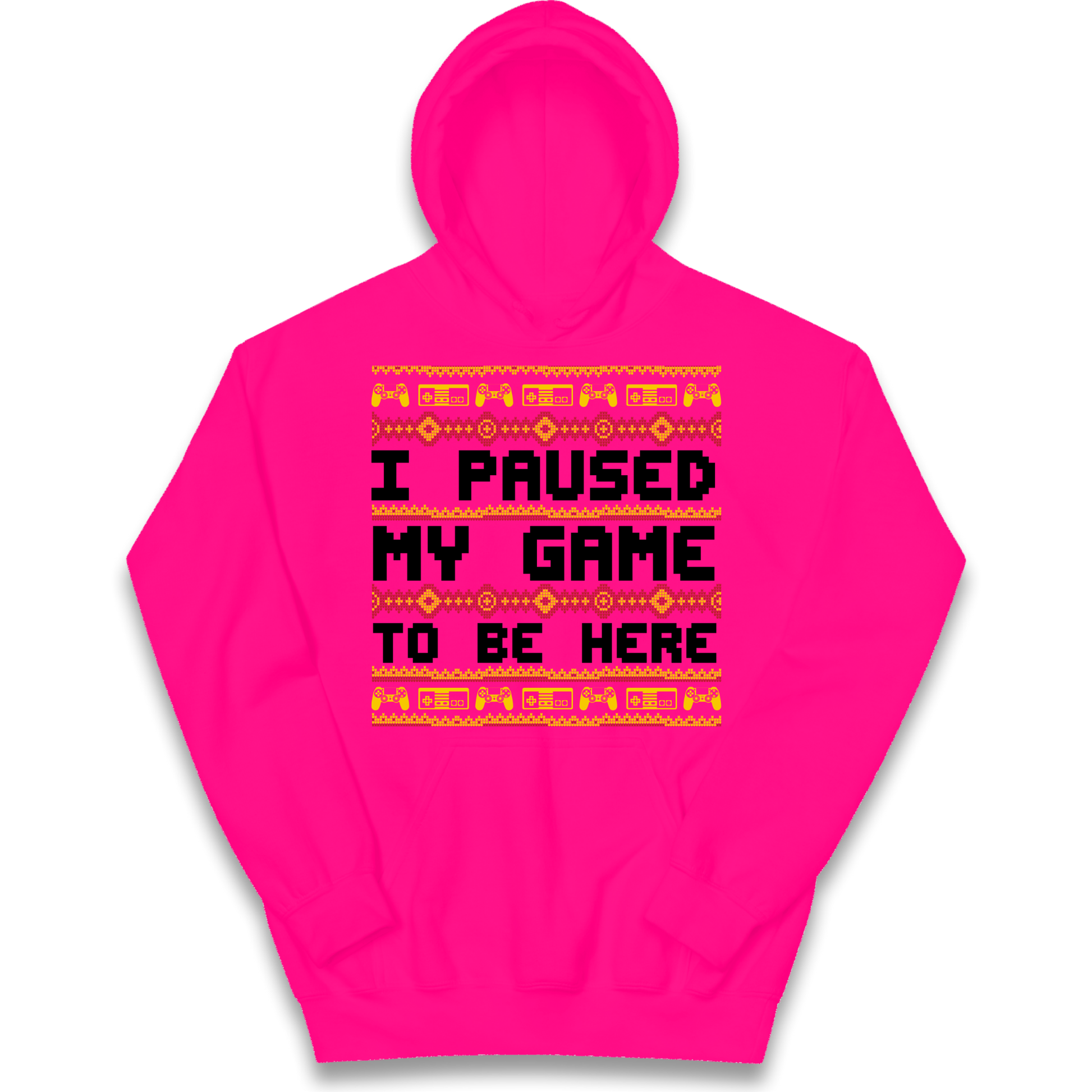 Paused My Game Kids Hoodie