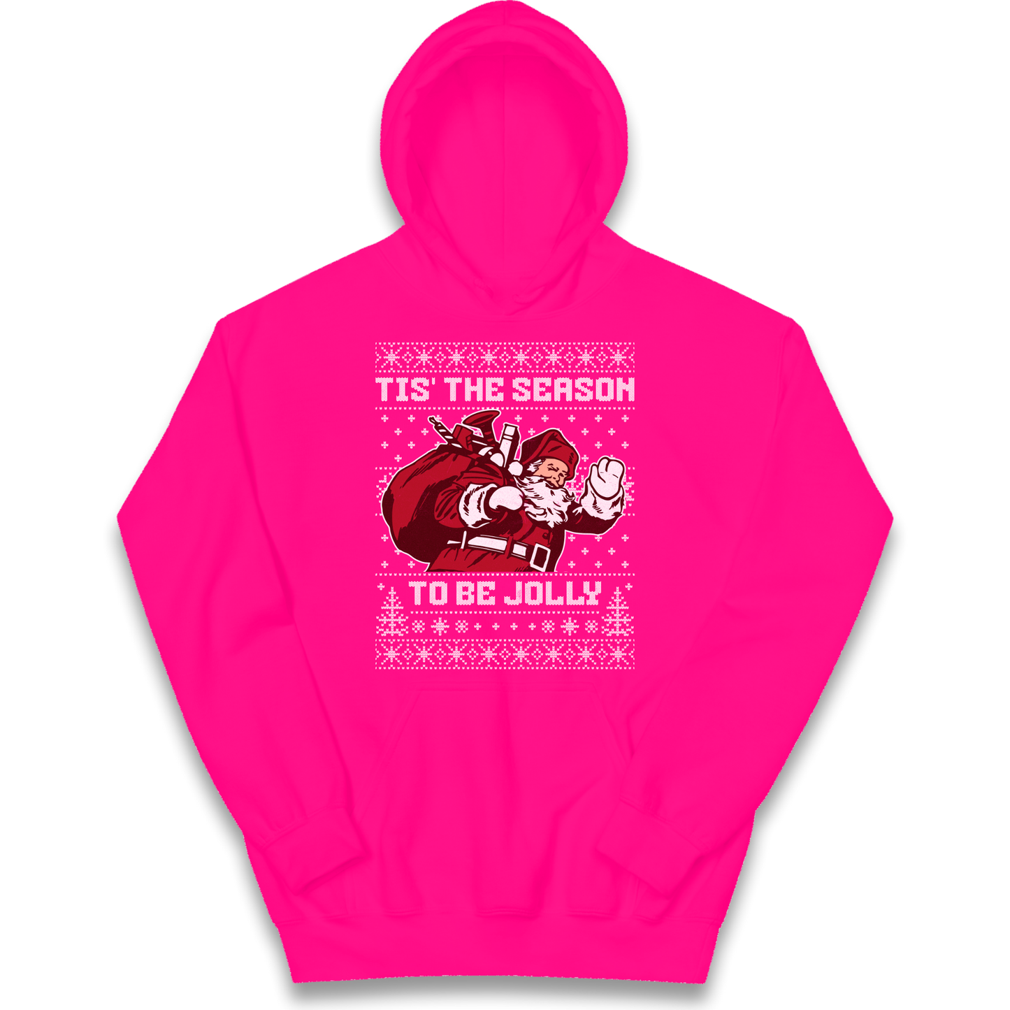 Tis The Season To Be Jolly Christmas kids hoodie