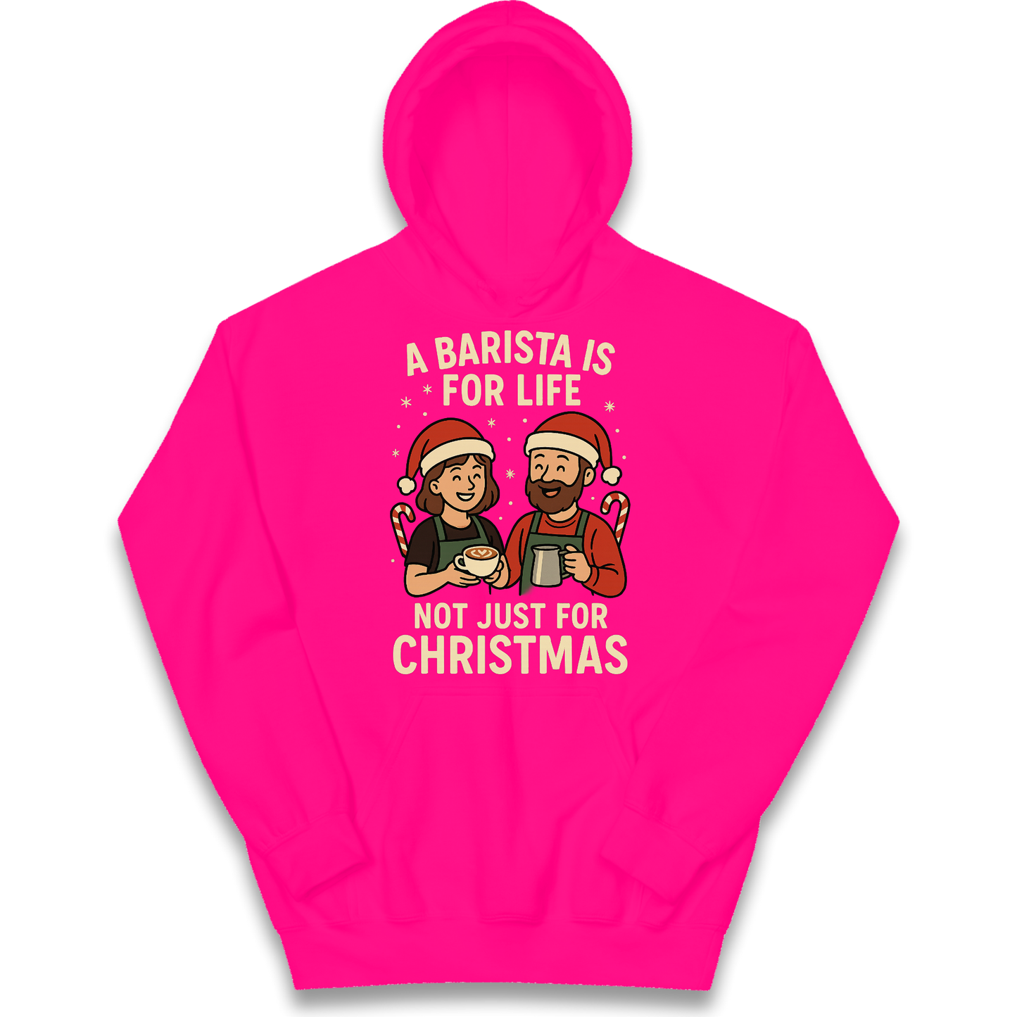 Barista Christmas Kids Hoodie