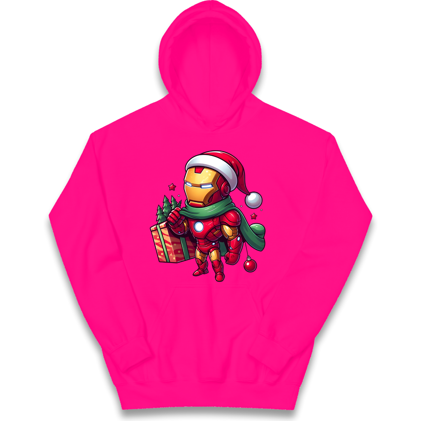 Ironman Santa kids hoodie