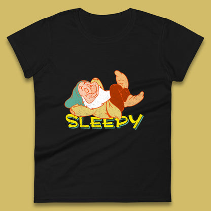 Seven 7 Dwarfs Disney Dwarfs Group Grumpy Sleepy Dopey Doc Sneezy Bashful Happy Disney Matching Outfit Disney Vacation Womens Tee Top