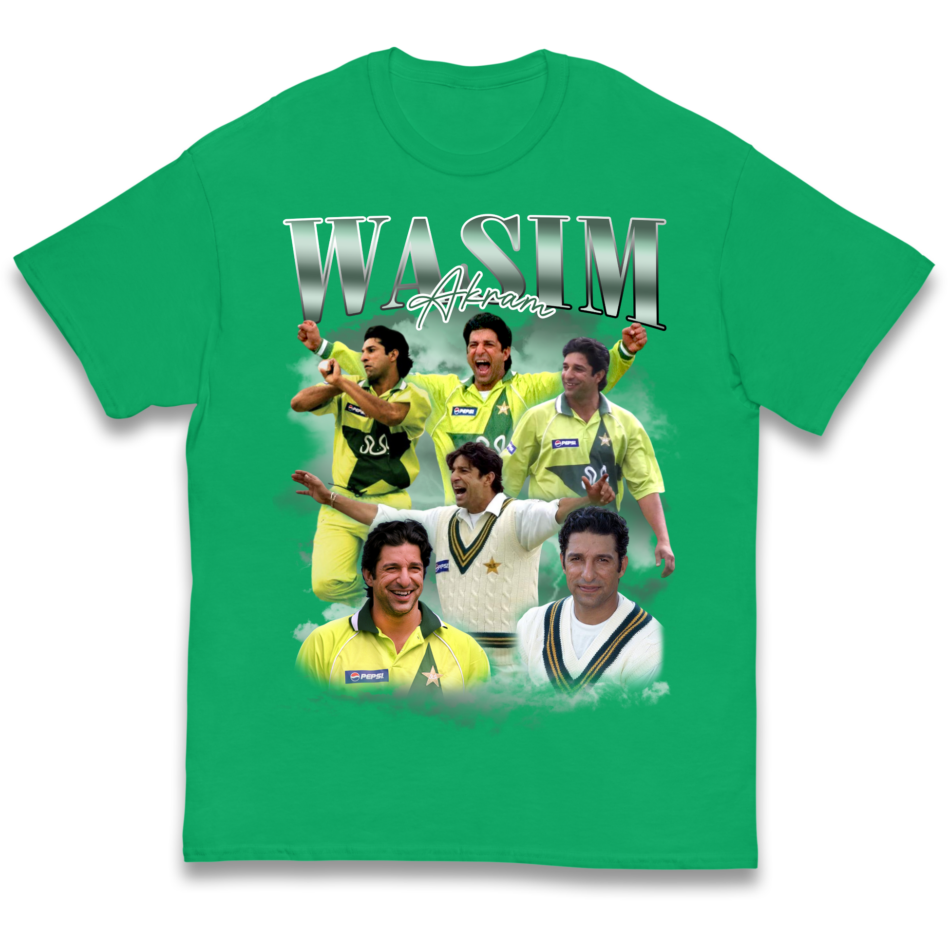 Wasim Akram kids t shirt