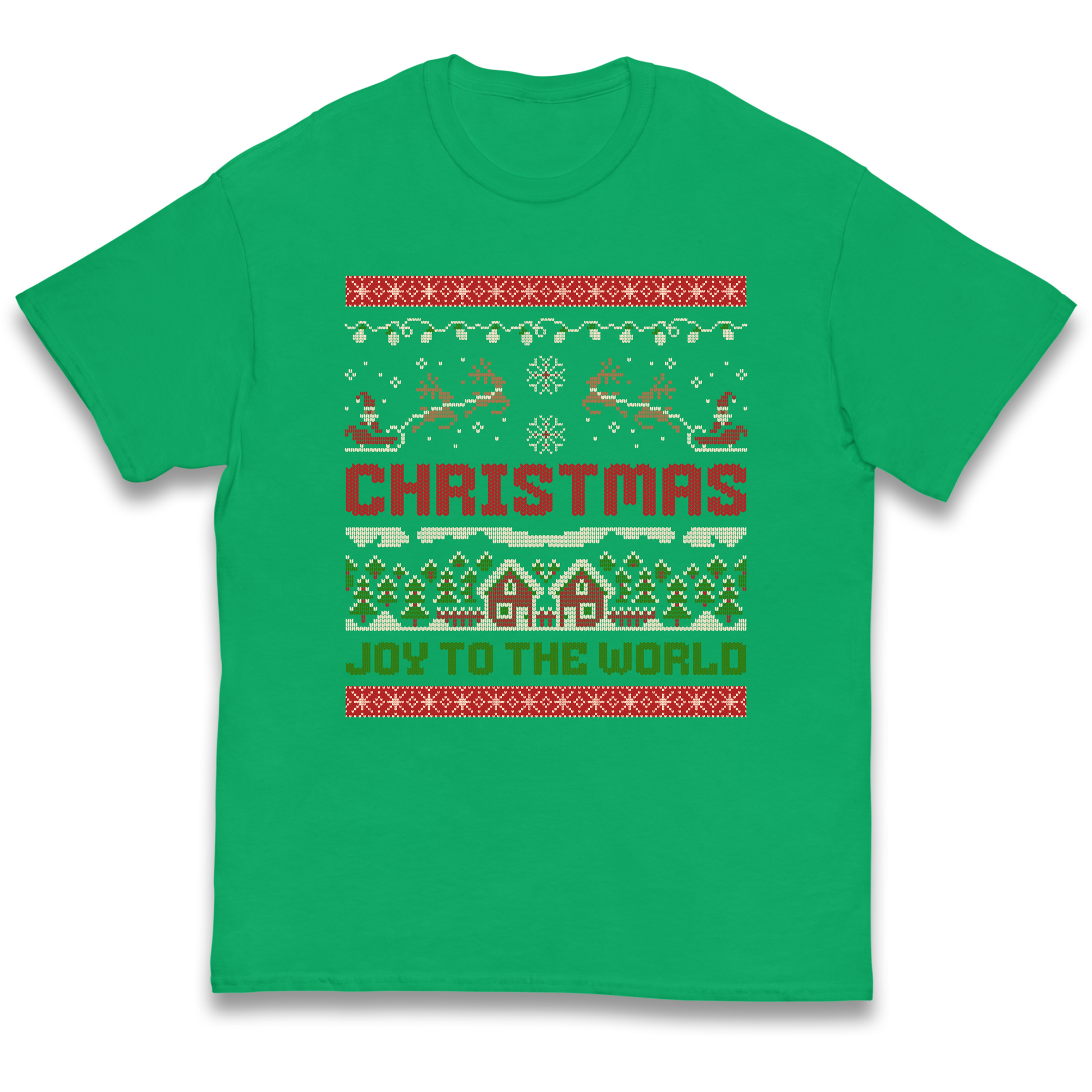 Christmas Joy to the World Christmas kids t shirt