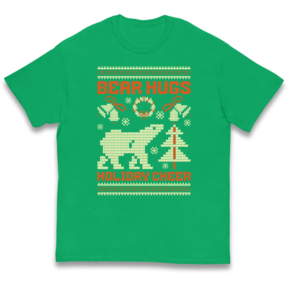 Bear Hugs Holiday Cheer kids t shirt