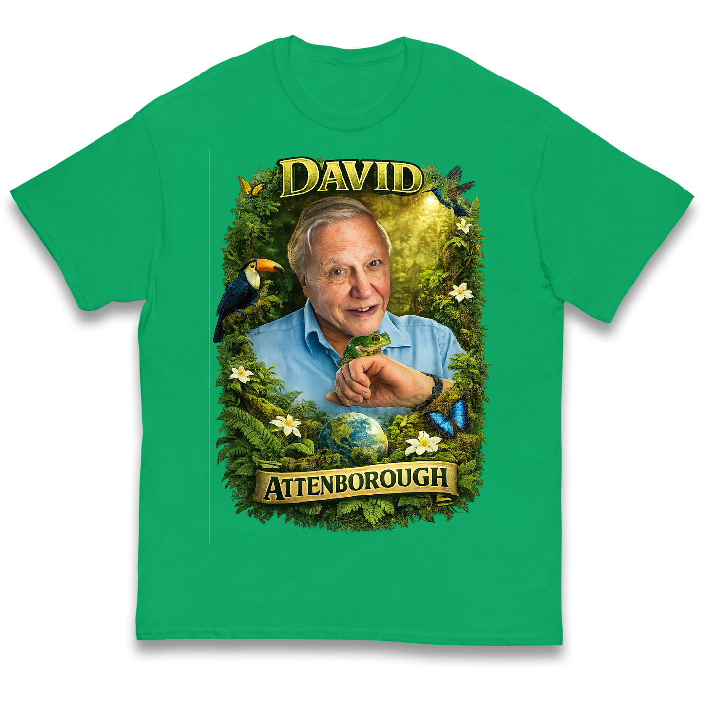 David Attenborough Kids T Shirt