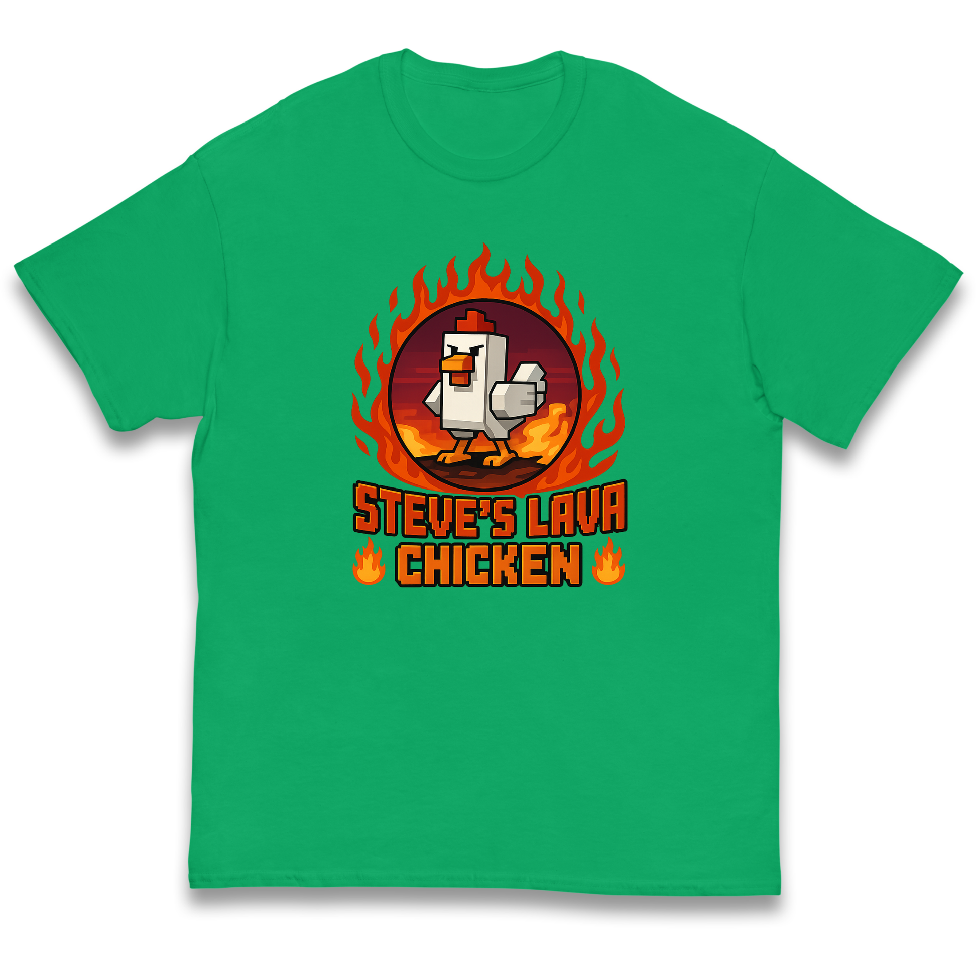 Steve Lava Chicken Kids T Shirt