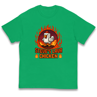 Steve Lava Chicken Kids T Shirt