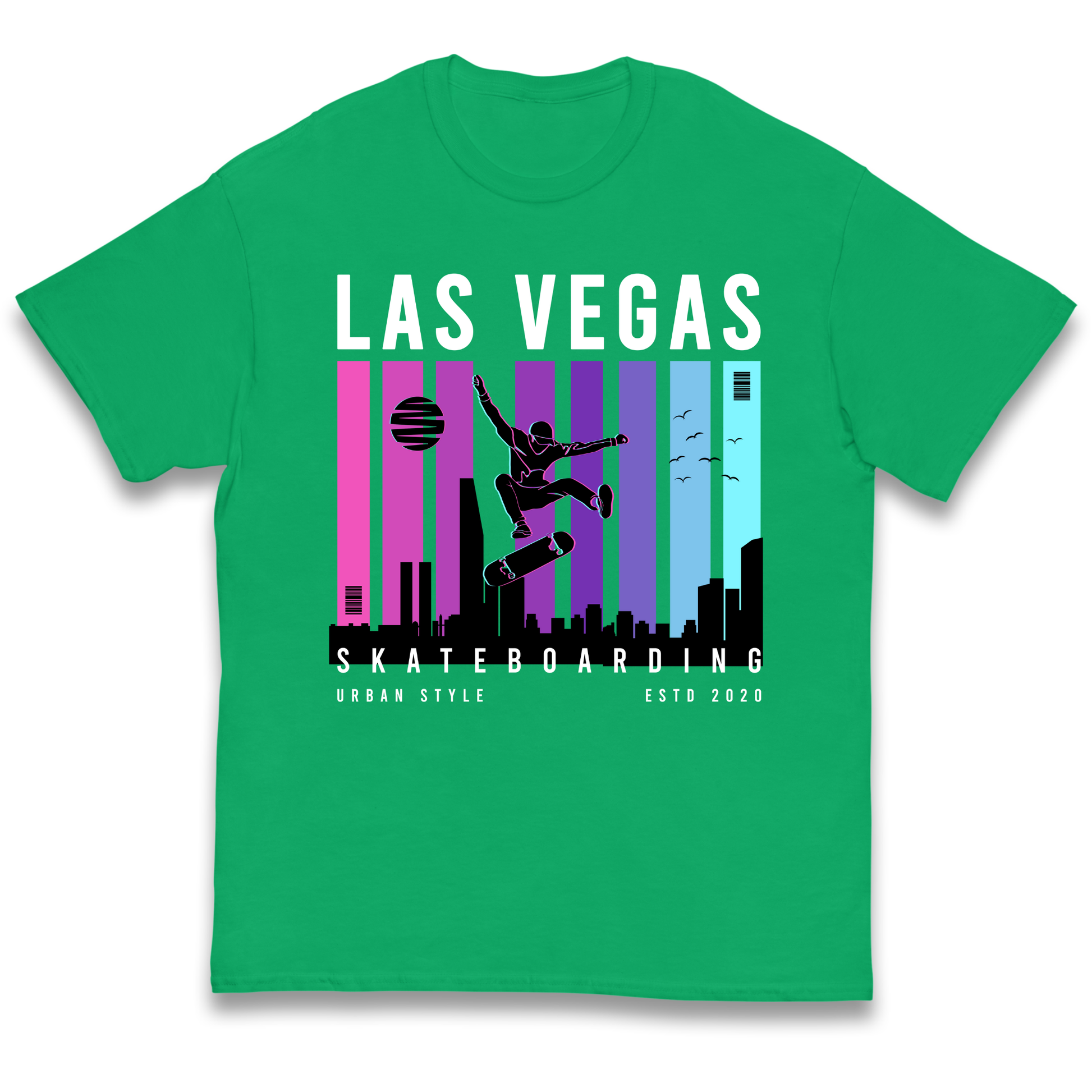 Las Vegas Skateboarding kids t shirt