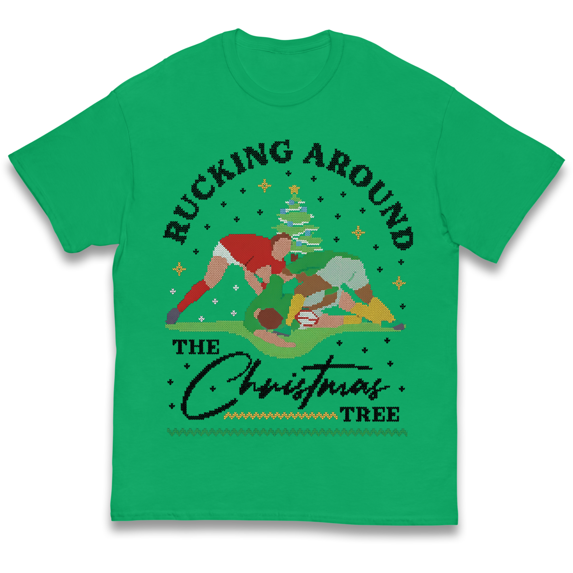 Rugby Christmas Kids T Shirt