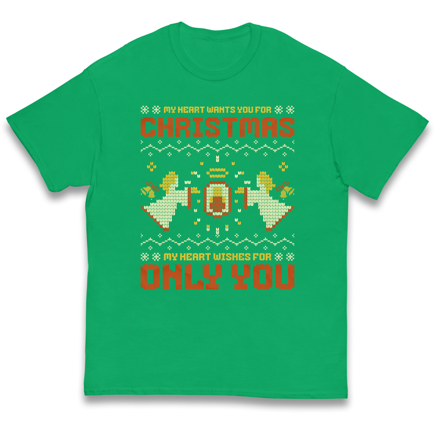 My Heart Wants You For Christmas Only You Christmas kids t shirt