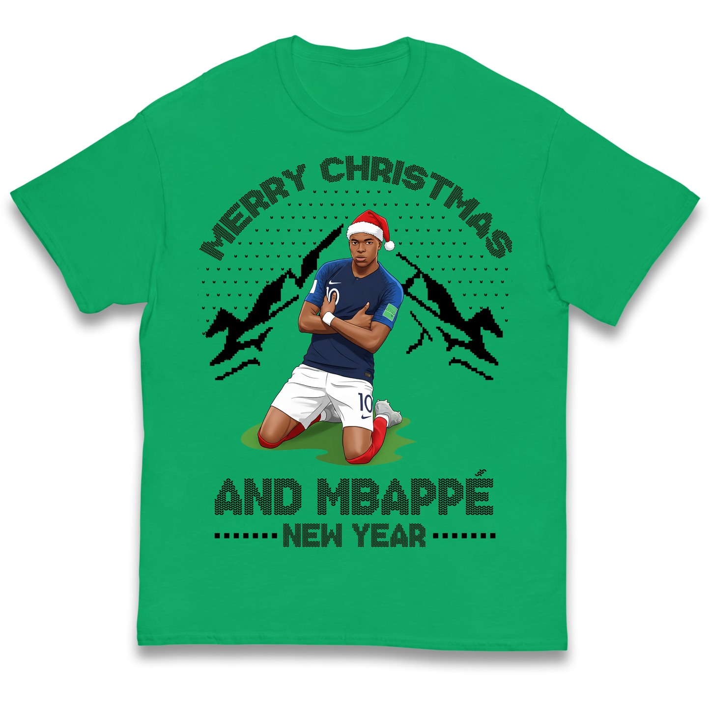 Mbappe Christmas Kids T Shirt