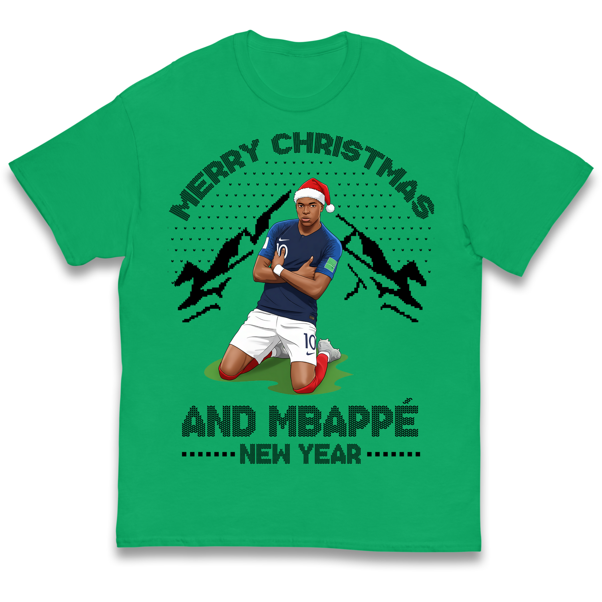 Mbappe Christmas Kids T Shirt