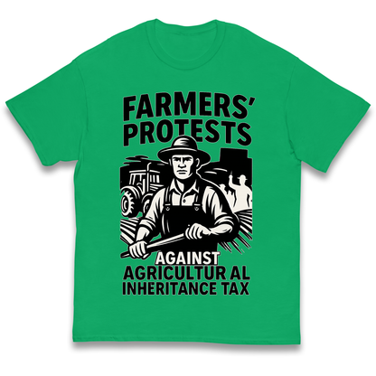 Farmers’ Protests Against Agricultural Inheritance Tax kids t shirt