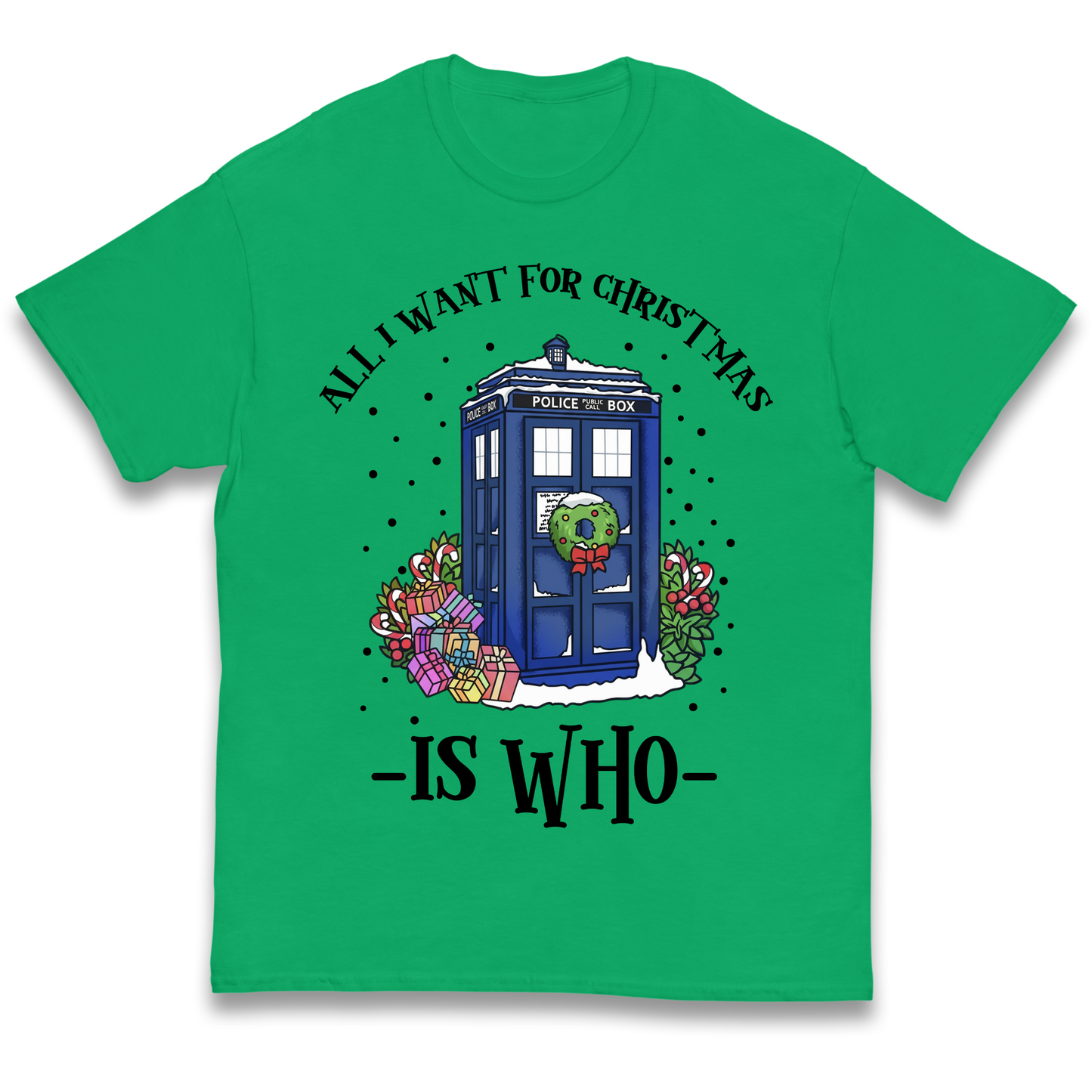 Dr Who Christmas kids t shirt