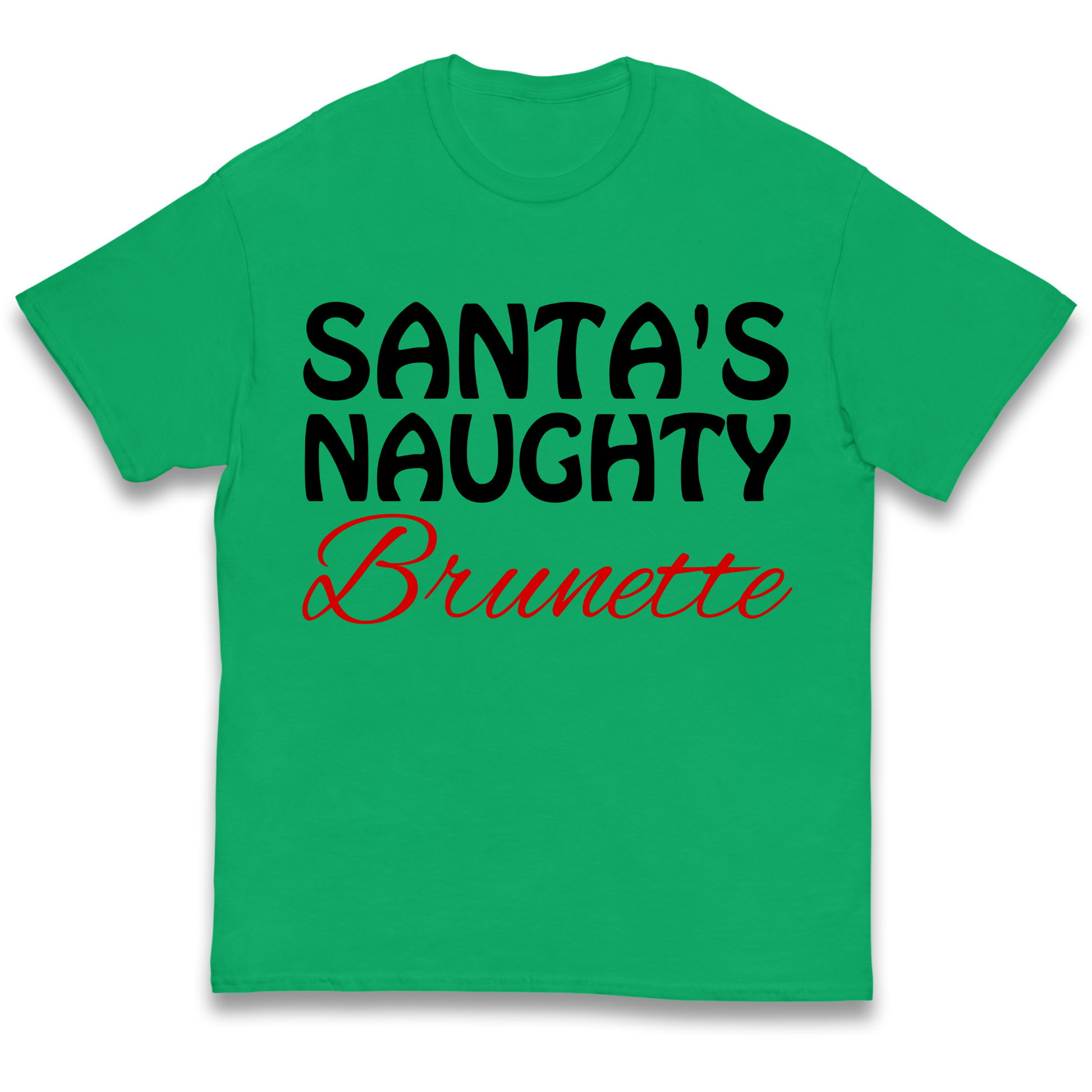 Naughty Brunette Kids T Shirt