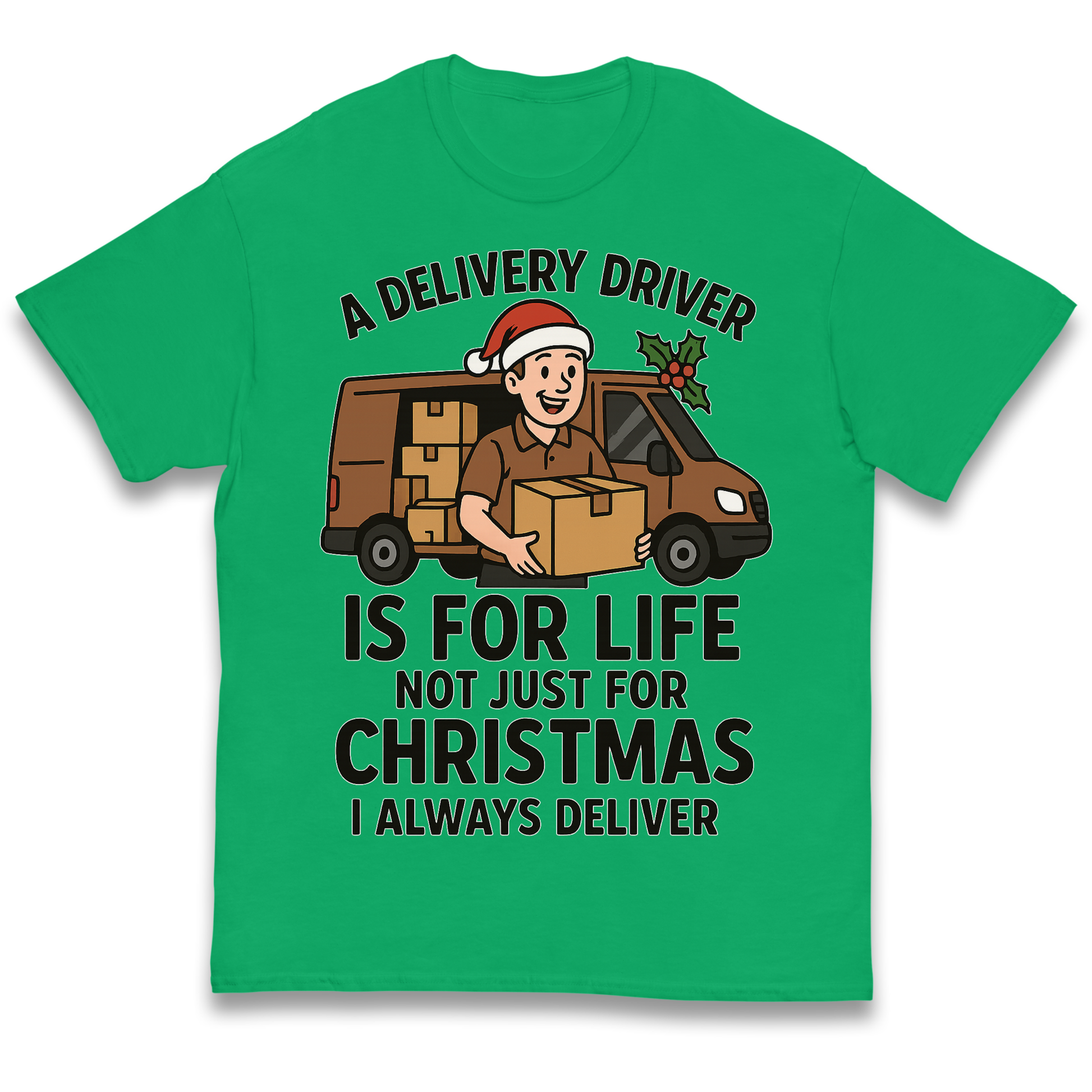 Delivery Driver Christmas Kids T Shirt