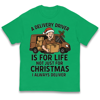 Delivery Driver Christmas Kids T Shirt