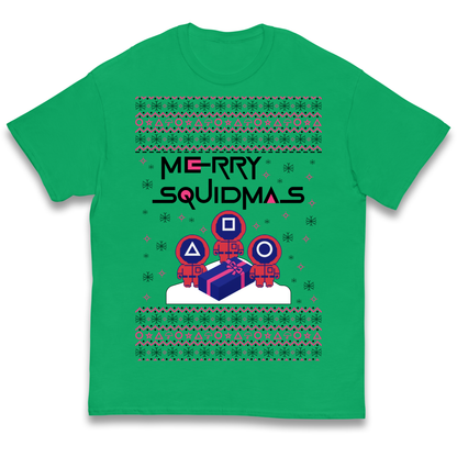 Squid Games Christmas Kids T Shirt
