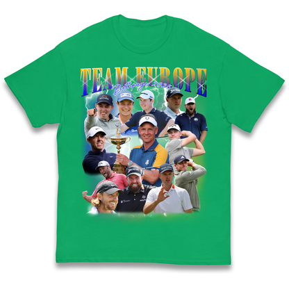 Ryder Cup 2025 Team Europe kids t shirt