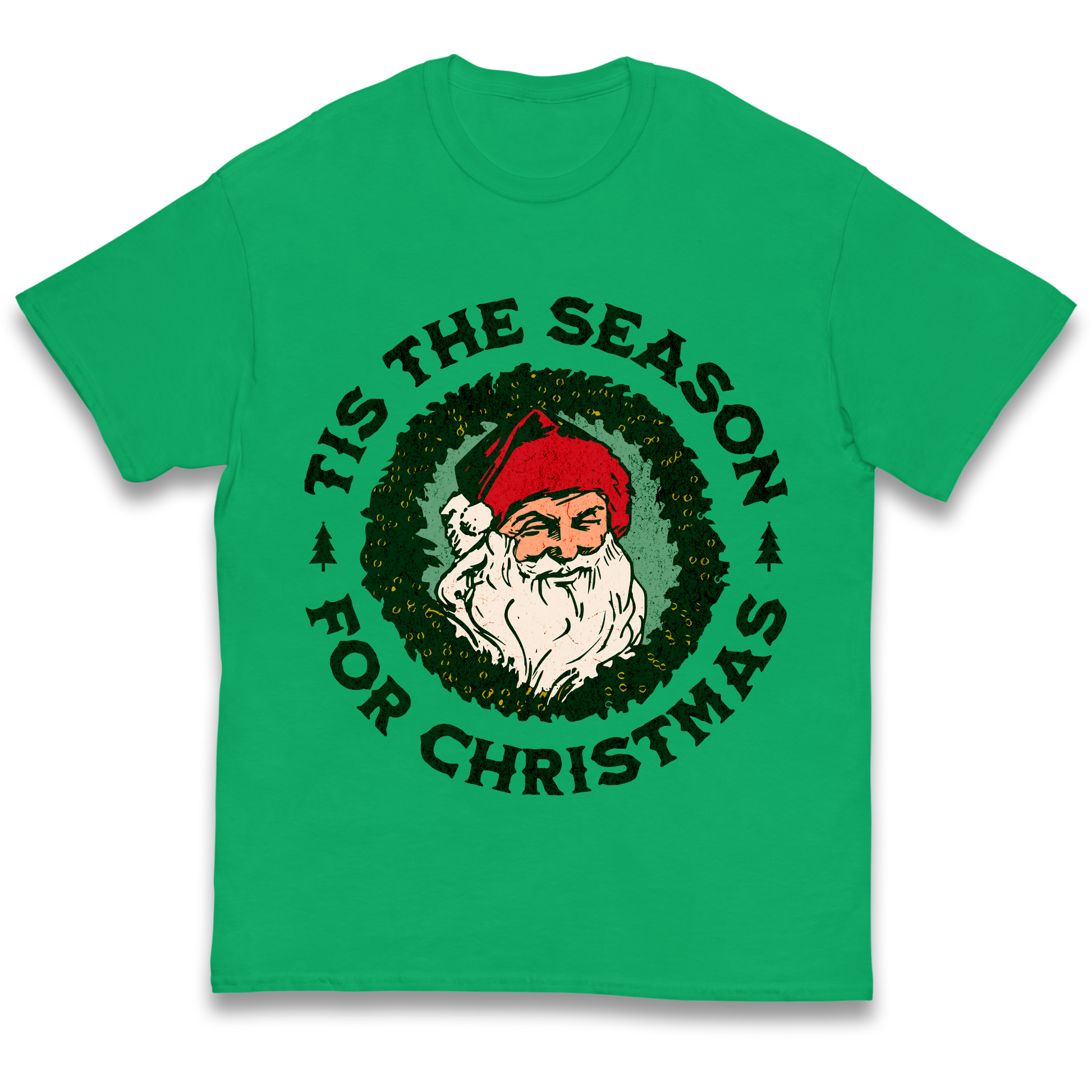 Tis The Season Santa Claus Christmas kids t shirt