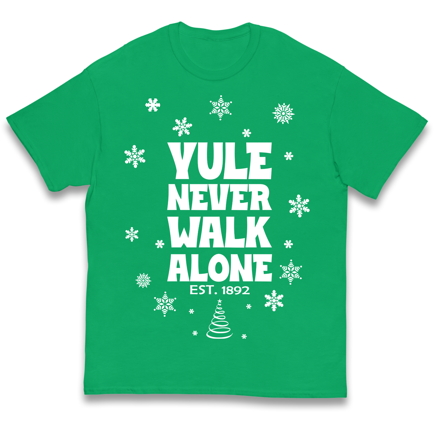 Yule Never Walk Alone Liverpool Christmas kids t shirt