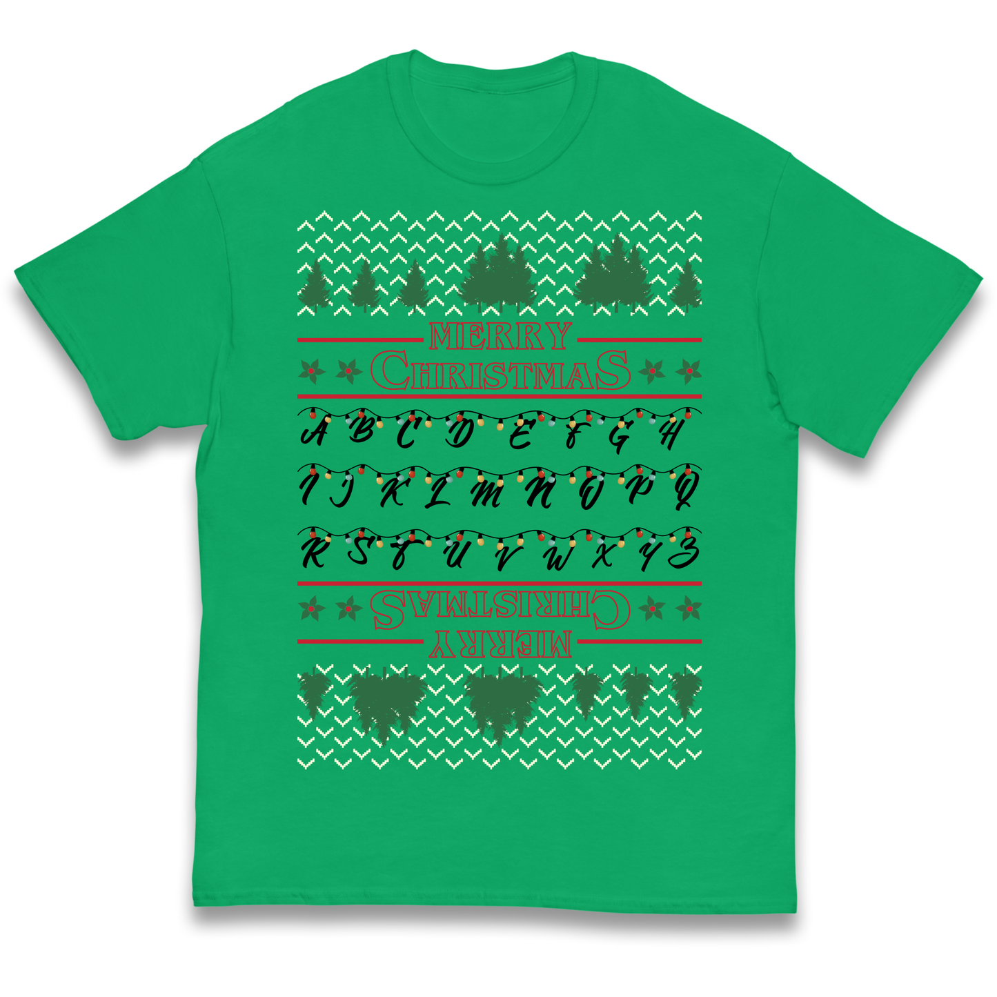 stranger things christmas jumper Kids T Shirt