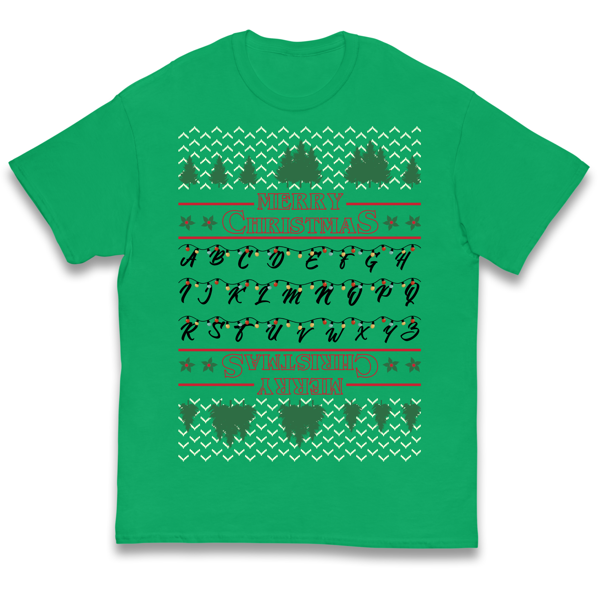 stranger things christmas jumper Kids T Shirt
