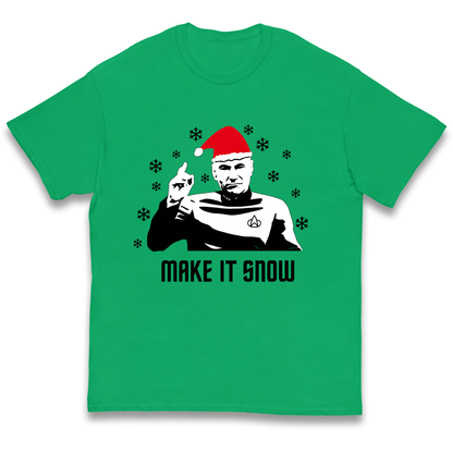 Make It Snow kids t shirt