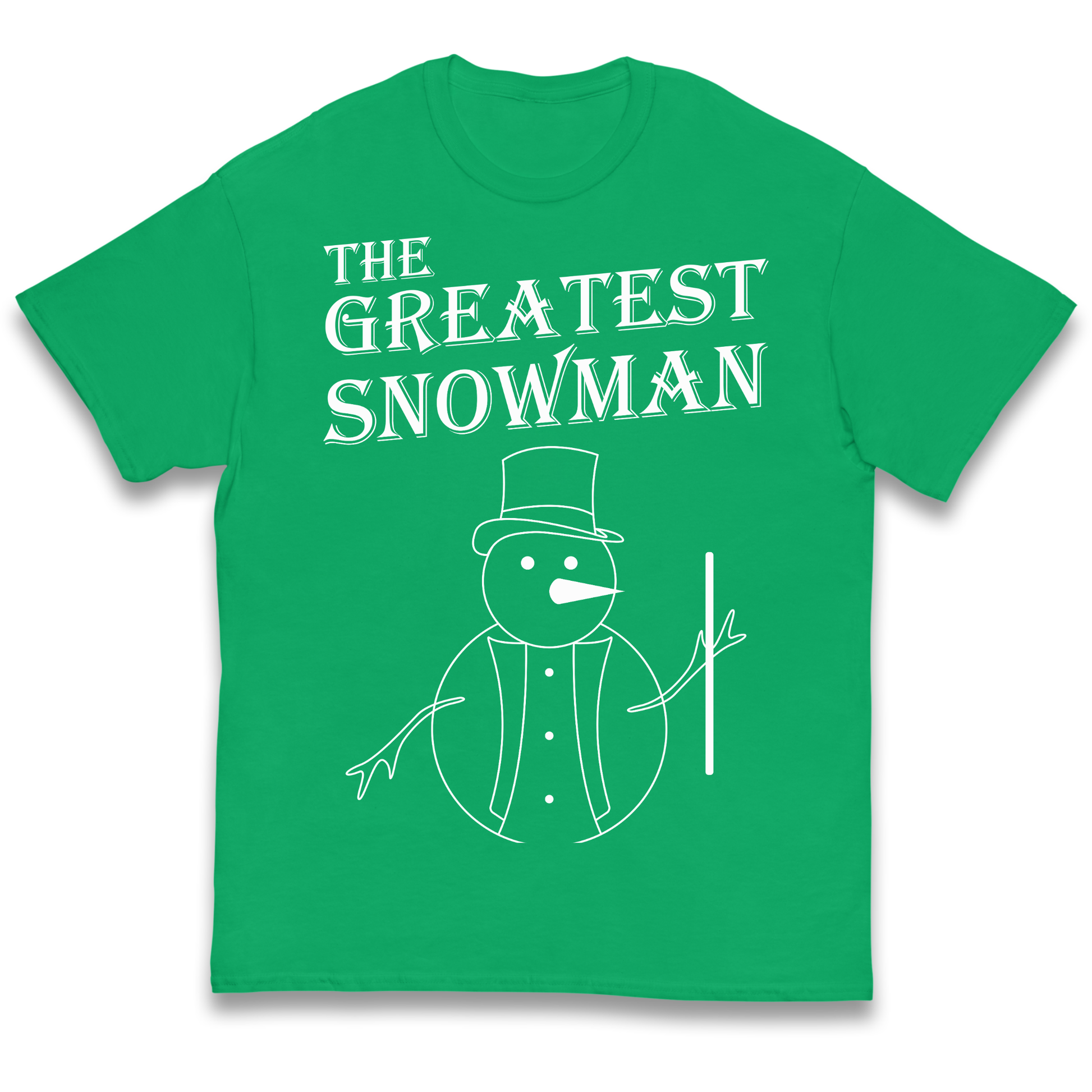 The Greatest Snowman Christmas kids t shirt