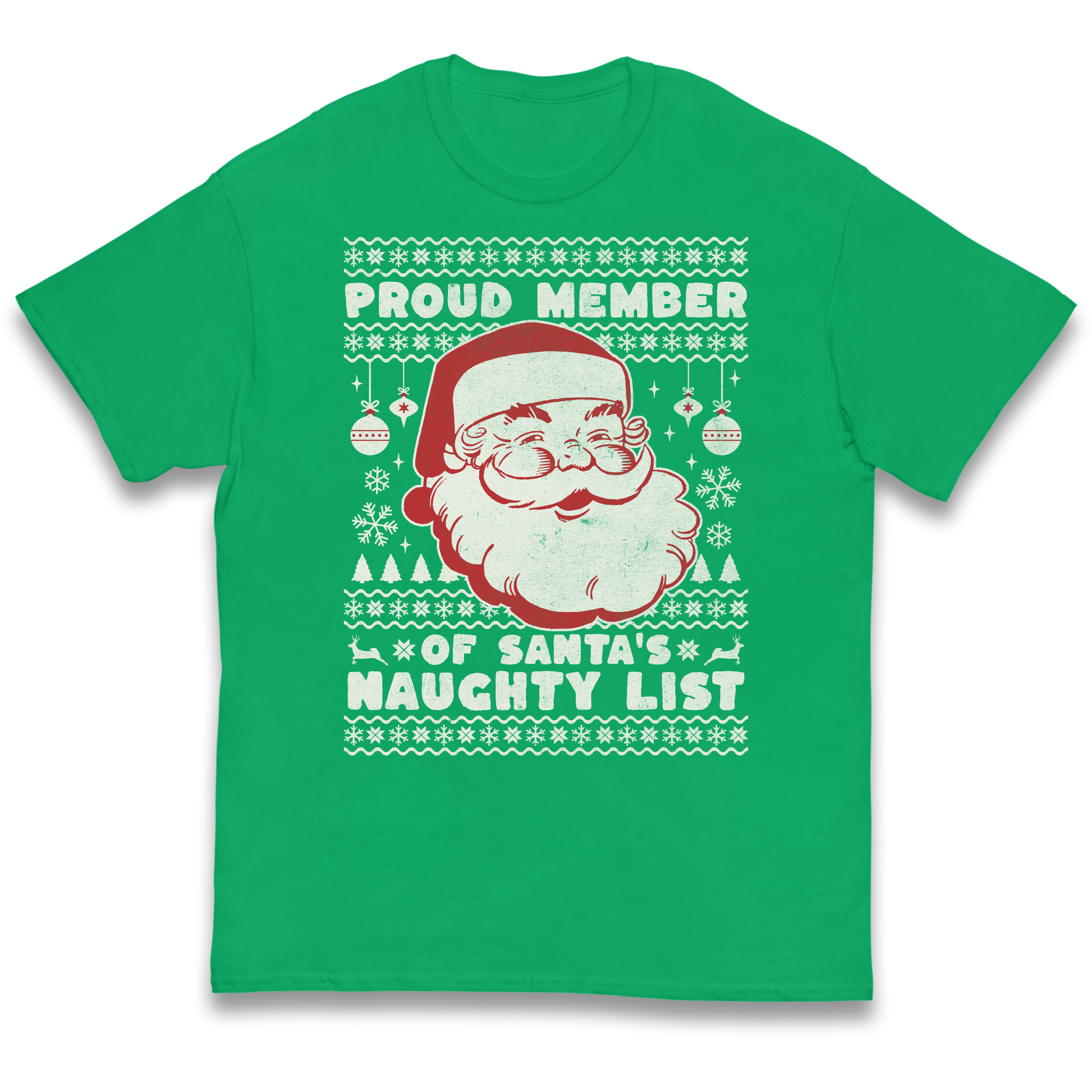 Proud Member Of Santas Naughty List Christmas kids t shirt
