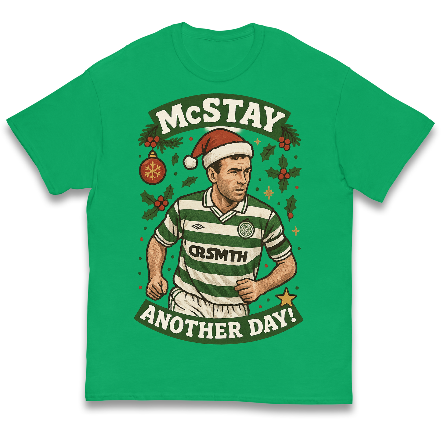 Paul McStay Celtic Christmas Kids T Shirt