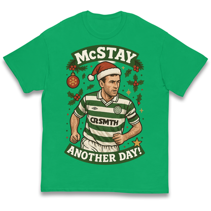 Paul McStay Celtic Christmas Kids T Shirt