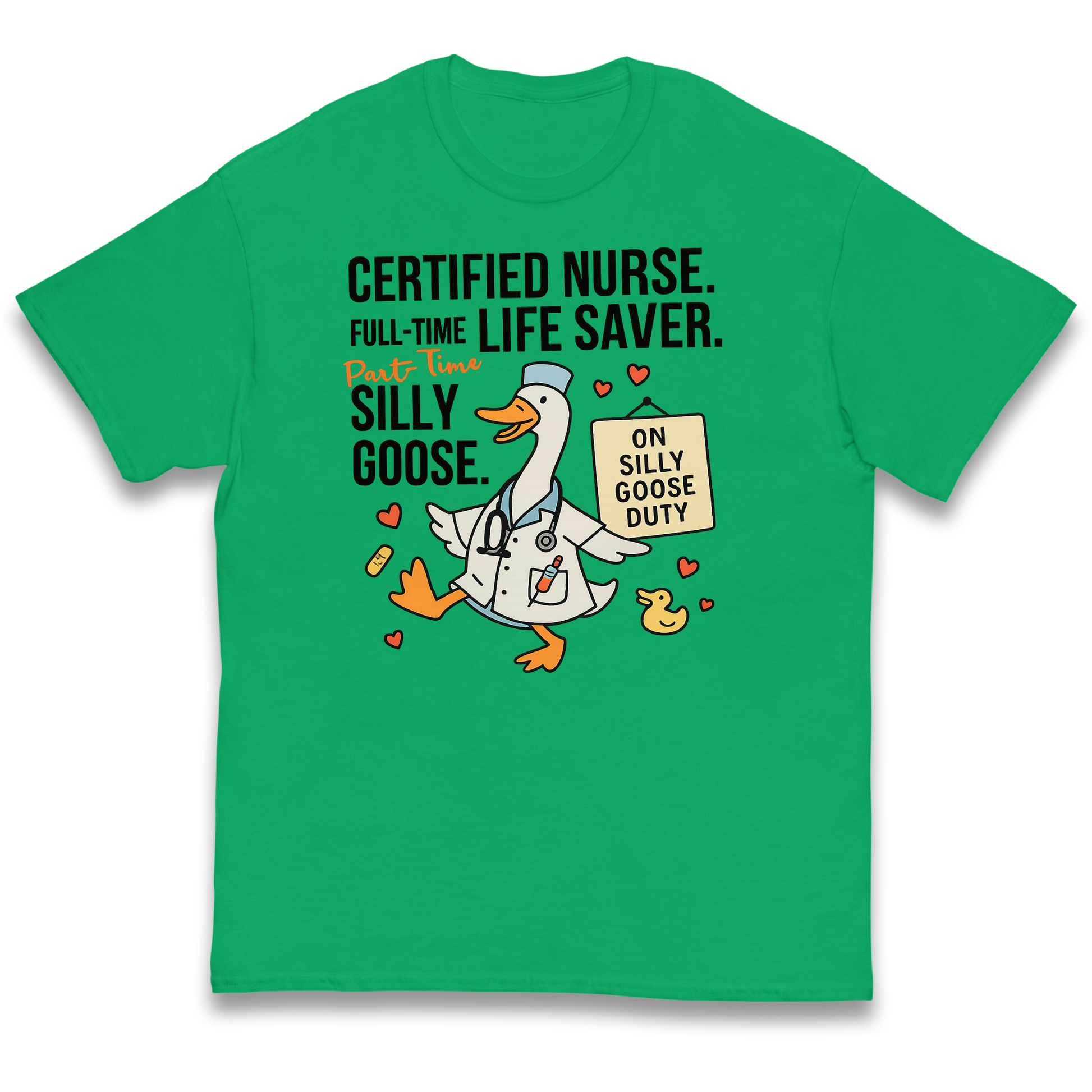 Full Time Nurse Part Time Silly Goose kids t shirt