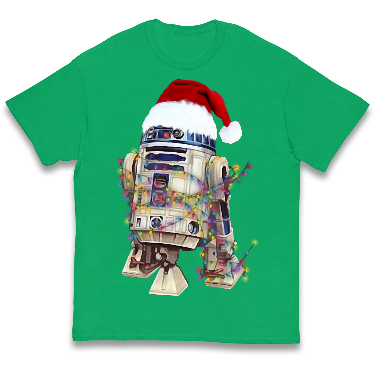 R2D2 Christmas Santa Christmas kids t shirt