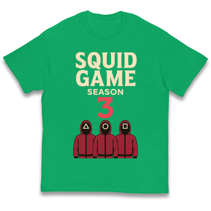 Squid Games Season 3 Kids T Shirt
