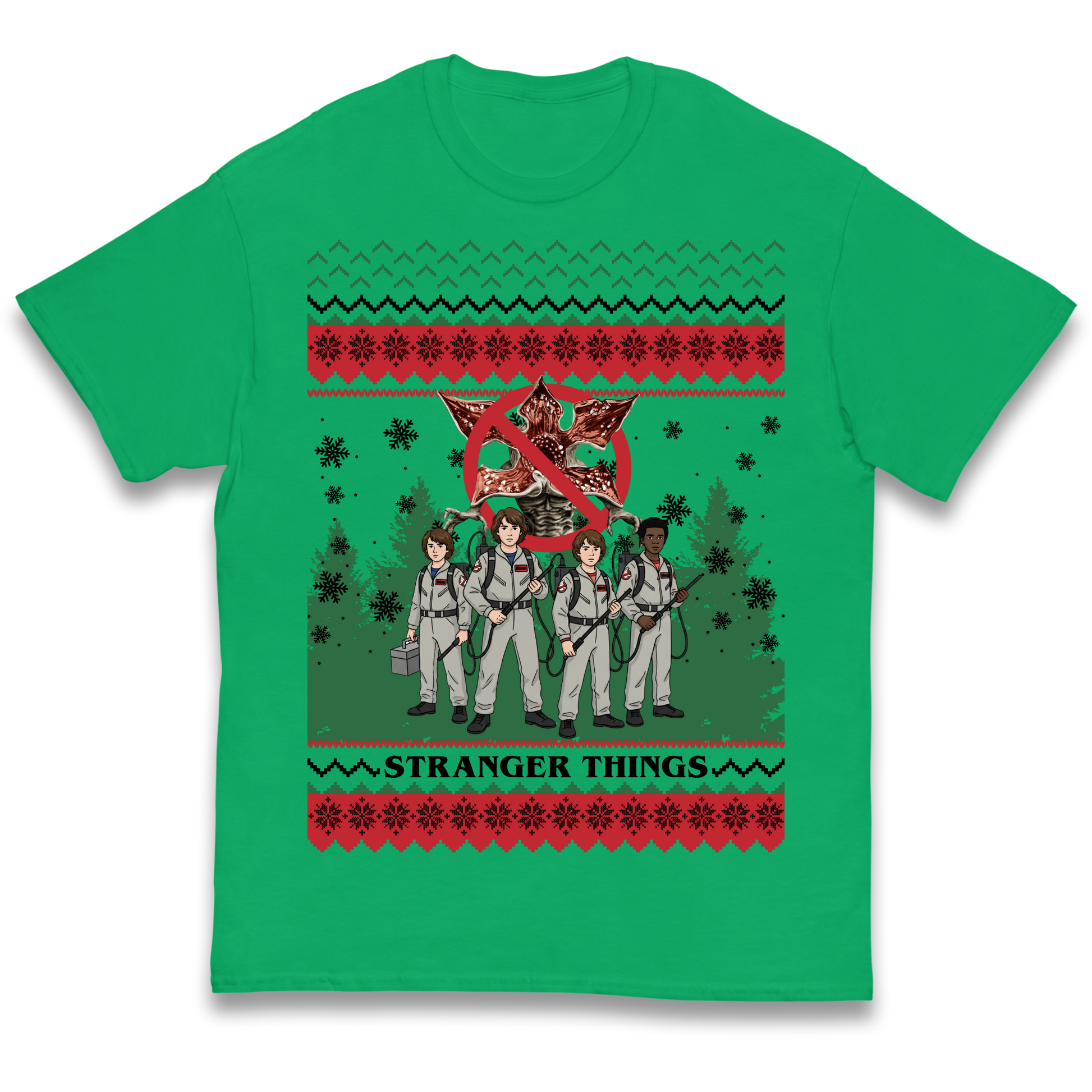 Stranger Things Demogorgon Christmas Kids T Shirt