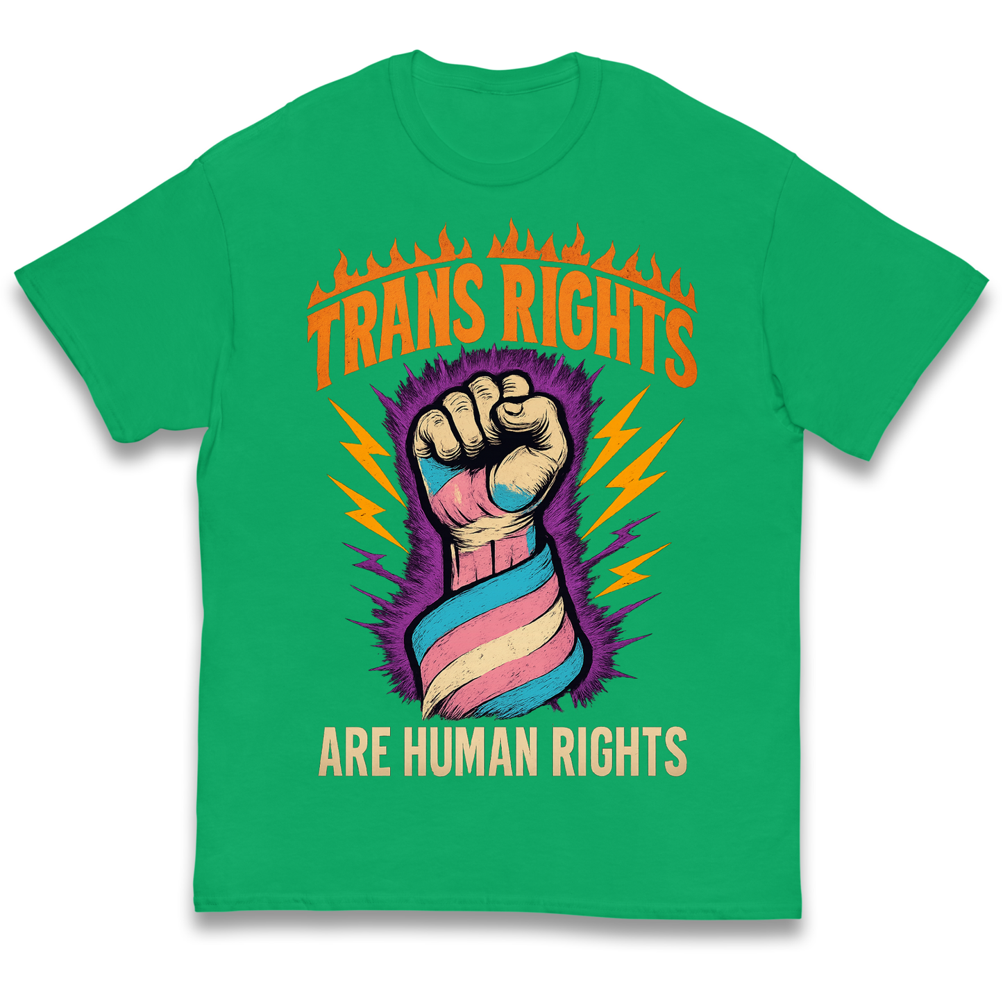 Trans Rights Are Human Rights kids t shirt
